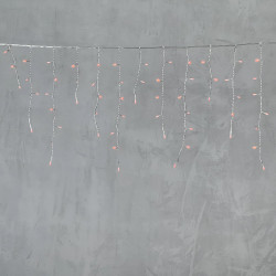 Гирлянда Бахрома 3,1 x 0,5 м Красная 220В, 150 LED, Провод Прозрачный ПВХ, IP54