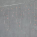 Гирлянда Бахрома 3,1 x 0,5 м Красная 220В, 150 LED, Провод Прозрачный ПВХ, IP54