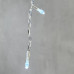 Гирлянда Бахрома 3,1 x 0,5 м Белая 220В, 150 LED, Провод Прозрачный ПВХ, IP54