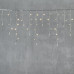Гирлянда Бахрома 3,1 x 0,5 м Тепло-Белая 220В, 150 LED, Провод Прозрачный ПВХ, IP54