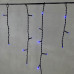 Гирлянда Бахрома 3,1 x 0,5 м Синяя 220В, 150 LED, Провод Черный ПВХ, IP54