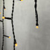 Гирлянда Бахрома 3,1 x 0,5 м Желтая 220В, 150 LED, Провод Черный ПВХ, IP54