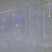 Гирлянда Бахрома 3,1 x 0,5 м Синяя с Мерцанием Белого Диода 220В, 150 LED, Провод Прозрачный ПВХ, IP54