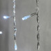Гирлянда Бахрома 3,1 x 0,5 м Белая с Мерцанием Белого Диода 220В, 150 LED, Провод Прозрачный ПВХ, IP54