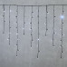 Гирлянда Бахрома с Колпачком 3,2 x 0,9 м Белая 220В, 168 LED, Провод Черный ПВХ, IP65