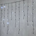 Гирлянда Бахрома с Колпачком 3,2 x 0,9 м Белая 220В, 168 LED, Провод Черный ПВХ, IP65