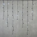 Гирлянда Бахрома с Колпачком 3,2 x 0,9 м Белая 220В, 168 LED, Провод Черный ПВХ, IP65
