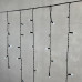 Гирлянда Бахрома с Колпачком 3,2 x 0,9 м Белая 220В, 168 LED, Провод Черный ПВХ, IP65