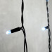 Гирлянда Бахрома с Колпачком 3,2 x 0,9 м Белая 220В, 168 LED, Провод Черный ПВХ, IP65