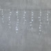 Гирлянда Бахрома с Колпачком 4,9 x 0,5 м Белая 220В, 189 LED, Провод Прозрачный ПВХ, IP65