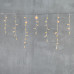 Гирлянда Бахрома с Колпачком 4,9 x 0,5 м Жёлтая 220В, 189 LED, Провод Прозрачный ПВХ, IP65