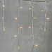 Гирлянда Бахрома 4,9 x 0,5 м Экстра Тепло-Белая 220В, 240 LED, Провод Прозрачный ПВХ, IP54