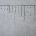 Гирлянда Бахрома 4,9 x 0,5 м Красная 220В, 240 LED, Провод Черный ПВХ, IP54