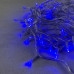 Гирлянда Нить 10м Синяя 24В, 100 LED, Провод Прозрачный ПВХ, IP54