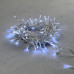 Гирлянда Нить 10м Белая 220В, 100 LED, Провод Прозрачный ПВХ, IP54