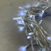 Гирлянда Нить 10м Белая 220В, 100 LED, Провод Прозрачный ПВХ, IP54