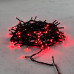Гирлянда Нить 10м Красная 24В, 100 LED, Провод Черный ПВХ, IP54