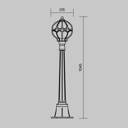 Ландшафтный светильник Outdoor O023FL-01G Ландшафтный светильник Outdoor O023FL-01G