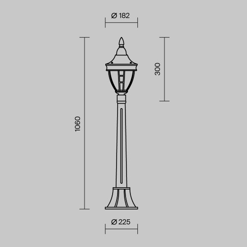 Ландшафтный светильник Outdoor O026FL-01B Ландшафтный светильник Outdoor O026FL-01B