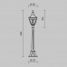 Ландшафтный светильник Outdoor O026FL-01B Ландшафтный светильник Outdoor O026FL-01B