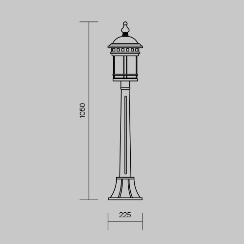 Ландшафтный светильник Outdoor O031FL-01BR Ландшафтный светильник Outdoor O031FL-01BR