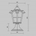 Ландшафтный светильник Outdoor O413FL-01BZ Ландшафтный светильник Outdoor O413FL-01BZ