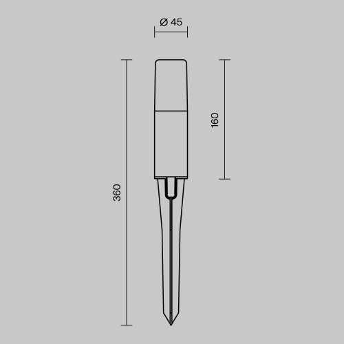 Ландшафтный светильник Outdoor O416FL-L3B3K Ландшафтный светильник Outdoor O416FL-L3B3K