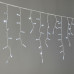 Гирлянда Бахрома 3,1 x 0,5 м Белая 220В, 120 LED, Провод Белый Каучук 2,3мм, IP65