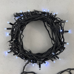 Гирлянда Нить 10м Белая с Мерцанием Каждого Диода 220В, 75 LED, Провод Черный Каучук, IP65 Гирлянда Нить 10м Белая с Мерцанием Каждого Диода 220В, 75 LED, Провод Черный Каучук, IP65