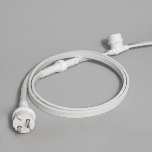 Белт-Лайт 50м, Провод Белый Каучук, Шаг 20 см, 250 Патронов, IP65