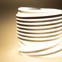 23-551 Односторонний Гибкий Неон 8х16мм Тепло-Белый 220В, 144 LED/м, IP65, Бухта 50м