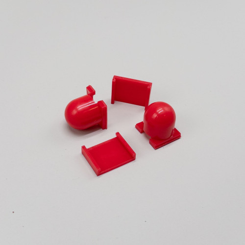 Колпачок для светодиодного ленты LTC 1LED, Красный