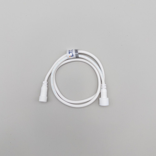 Соединитель 1м для Бахромы, Занавесов и Нитей 220В, Провод Белый Каучук, IP65