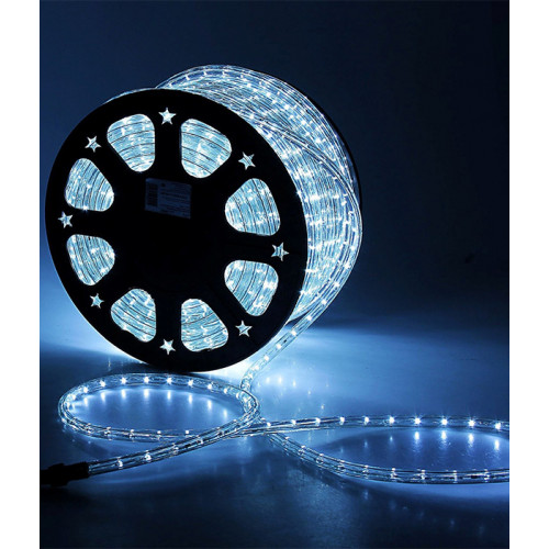 Светодиодный Дюралайт Ø13 мм Дневной 220В, 36 LED/м, Свечение 360°, IP65, Бухта 100м