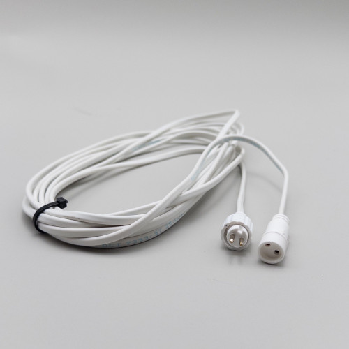 Соединитель 5м для Нитей 24В без Возможности Управления, Провод Белый ПВХ, IP65