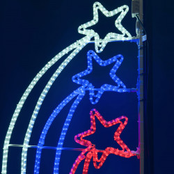Светодиодная Консоль 'Звездный путь' 80 x 200 см, Триколор, 220В