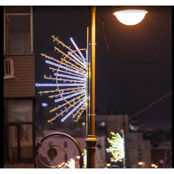 Светодиодная Консоль 'Сияние' 95 x 190 см, Белая, 220В