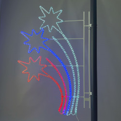 Светодиодная Консоль 'Салют' 95 x 170 см, Белая, 220В