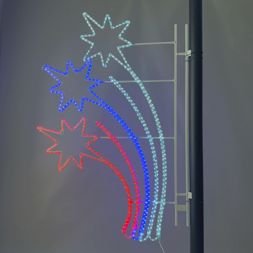 Светодиодная Консоль 'Салют' 95 x 170 см, Синяя, 220В