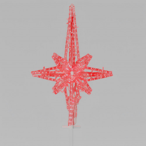 Светодиодная Макушка «Роза Ветров » 75 см, Красная, 220В