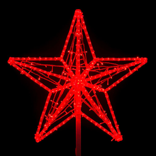 Макушка 'Кремлевская Звезда' 70 см, Красная, 220В