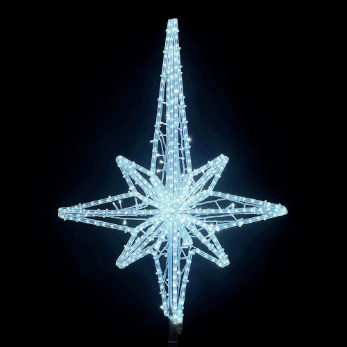 Макушка 'Роза Ветров ' 75 см, Белая, 220В