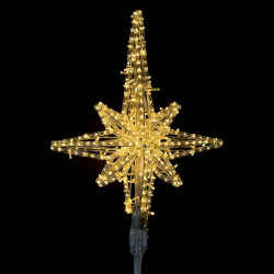 Макушка 'Роза Ветров ' 75 см, Тепло-Белая, 220В