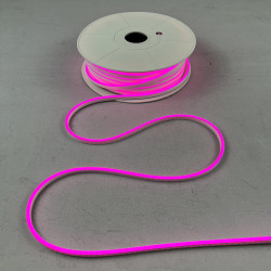Односторонний Гибкий Неон 8х16мм Розовый 12В, IP65