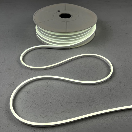 Односторонний Гибкий Неон 8х16мм Белый 24В, IP65