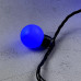 Гирлянда «Шарики» 5м Синяя 220В, Диаметр Шарика 40мм, 20 LED, Провод Черный Каучук, IP65 Гирлянда «Шарики» 5м Синяя 220В, Диаметр Шарика 40мм, 20 LED, Провод Черный Каучук, IP65