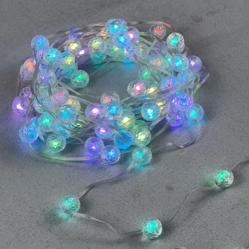 Гирлянда Шарики Смарт 10м Разноцветная с Управлением 5В, Диаметр Шарика 20мм, 100 LED, Провод Прозрачный ПВХ, IP44 Гирлянда Шарики Смарт 10м Разноцветная с Управлением 5В, Диаметр Шарика 20мм, 100 LED, Провод Прозрачный ПВХ, IP44