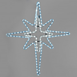 Светодиодная Фигура 'Полярная Звезда' 70 x 60 см Небесно-Голубая, IP65